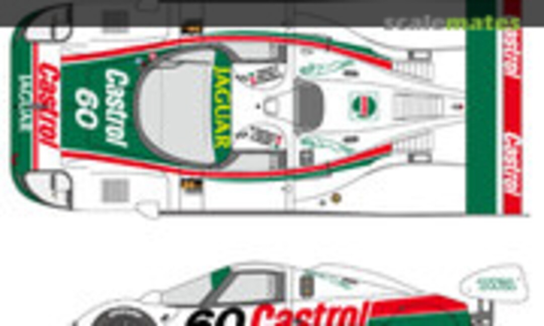 1:24 Jaguar XJR-9 Castrol 1988 Daytona #60, 61, 66 (Shunko Models SHK-D402) SHK-D402