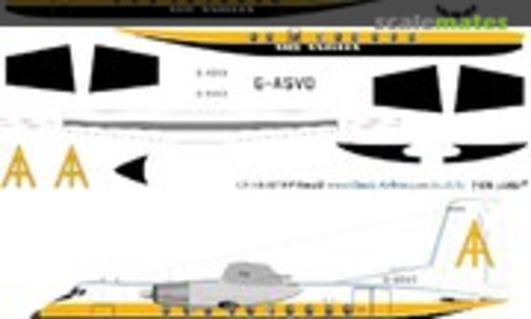 1:144 Air Anglia HP Herald (Classic Airlines CA144-487) CA144-487