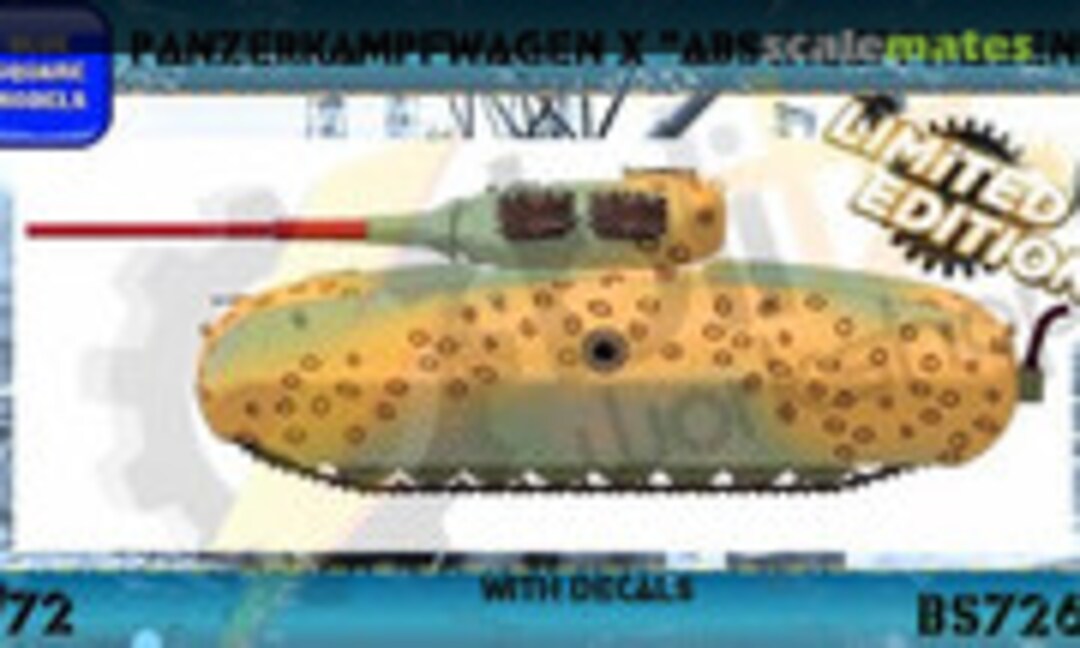 1:72 Panzerkampfwagen X "Abschleppwagen" (Blue Square Models BS7261) BS7261