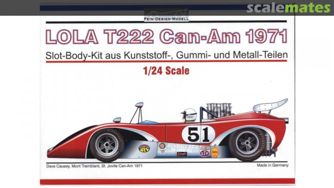 Boxart Lola T222 FDM-03 Fein Design Modell Boxart Lola T222 FDM-03 Fein Design Modell