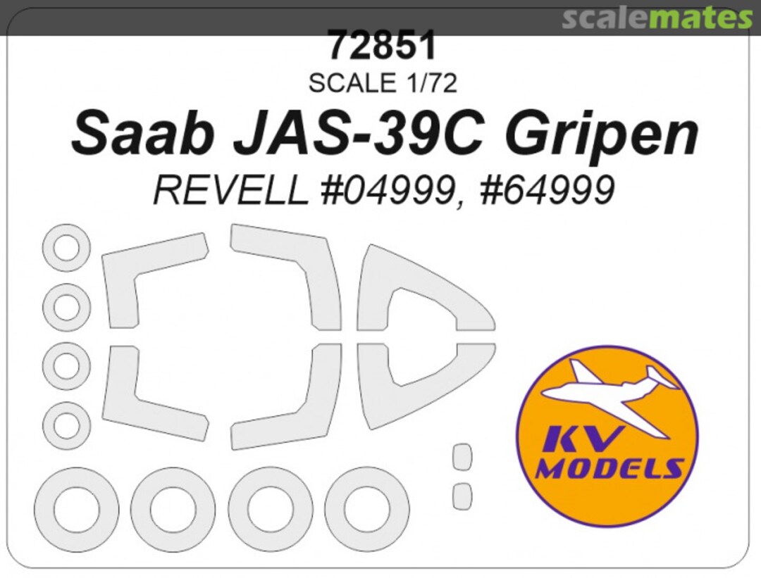 Boxart Saab JAS-39C Gripen 72851 KV Models Boxart Saab JAS-39C Gripen 72851 KV Models