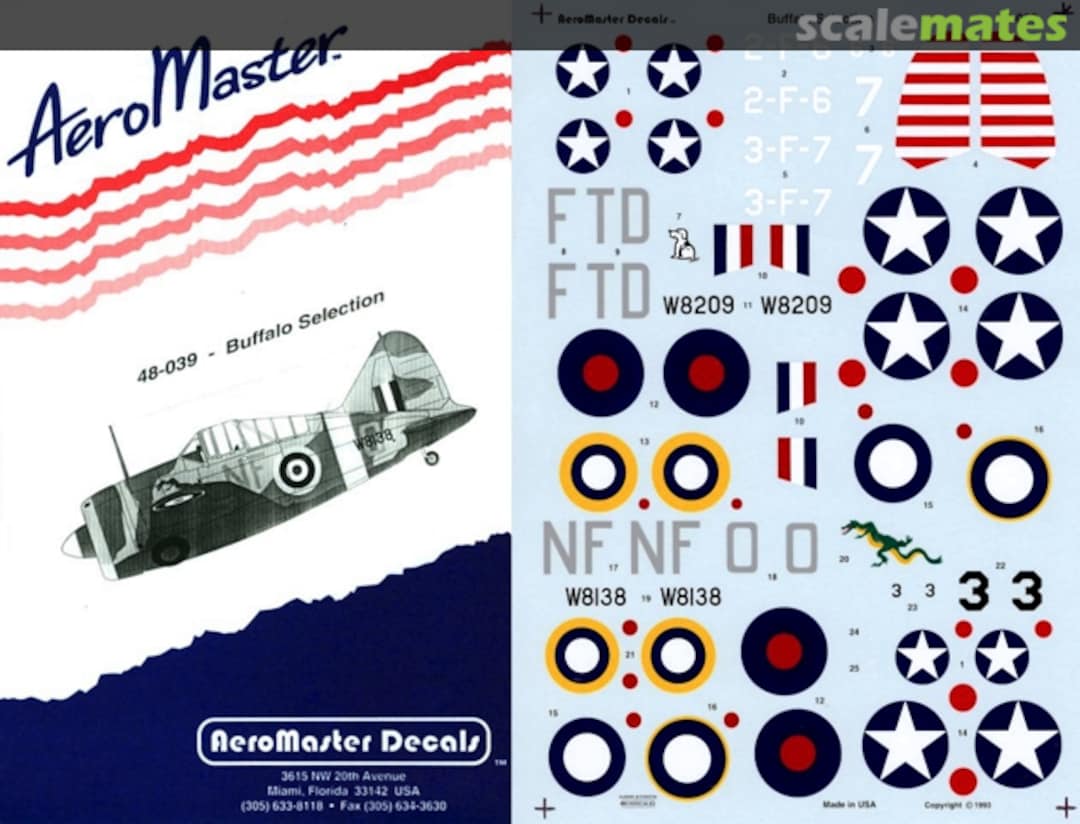 Boxart Buffalo Selection 48-039 AeroMaster Boxart Buffalo Selection 48-039 AeroMaster
