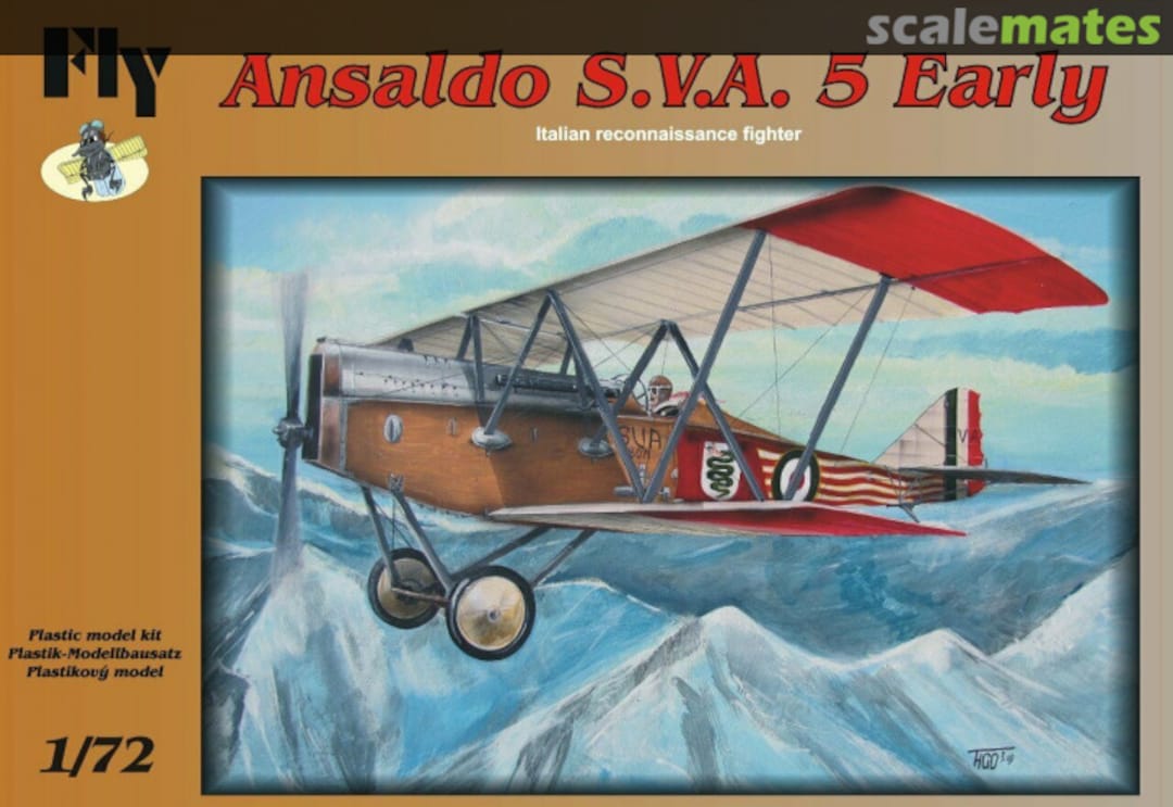 Boxart Ansaldo SVA 5 Early 72001 Fly Boxart Ansaldo SVA 5 Early 72001 Fly