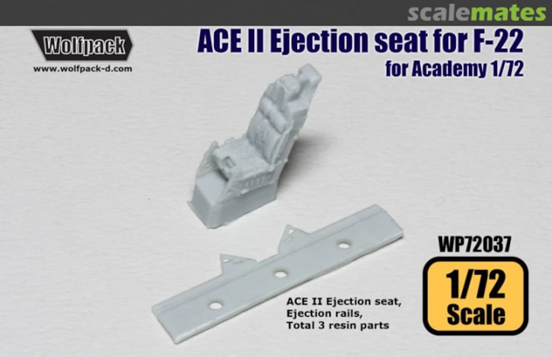 Boxart ACE II Ejection Seat for F-22A Raptor WP72037 Wolfpack Boxart ACE II Ejection Seat for F-22A Raptor WP72037 Wolfpack
