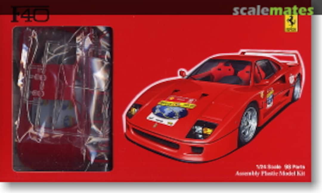 Boxart Ferrari F40 with 60th Anniversary Decal 12321 Fujimi