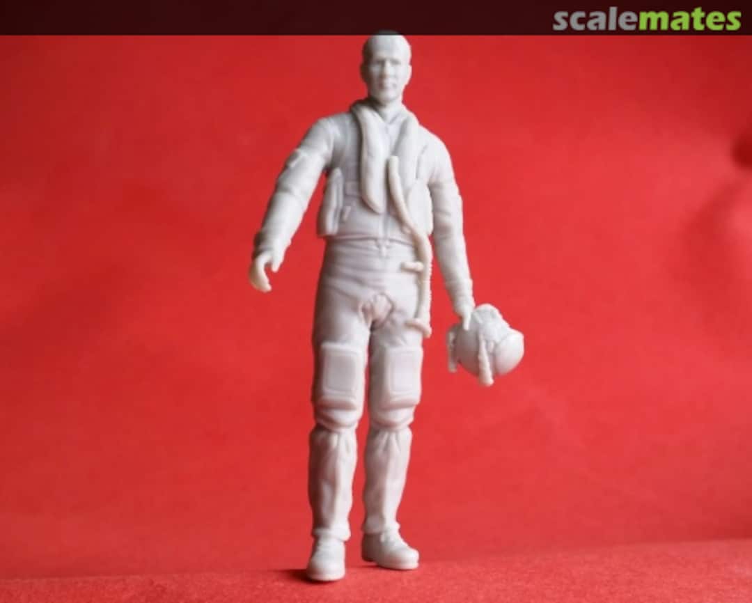 Boxart Eurofighter/Typhoon pilot, with the helmet and oxygen mask 48-P-007 Pilot Replicas