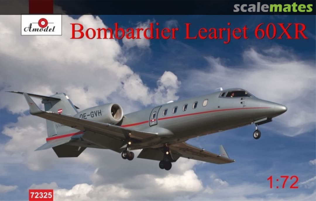 Boxart Bombardier Learjet 60XR Vista 72325 Amodel Boxart Bombardier Learjet 60XR Vista 72325 Amodel