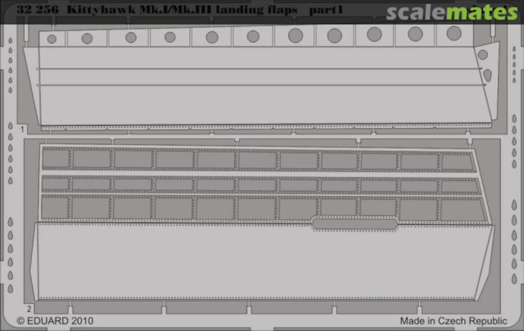 Boxart Kittyhawk Mk.I/Mk.III landing flaps 32256 Eduard Boxart Kittyhawk Mk.I/Mk.III landing flaps 32256 Eduard