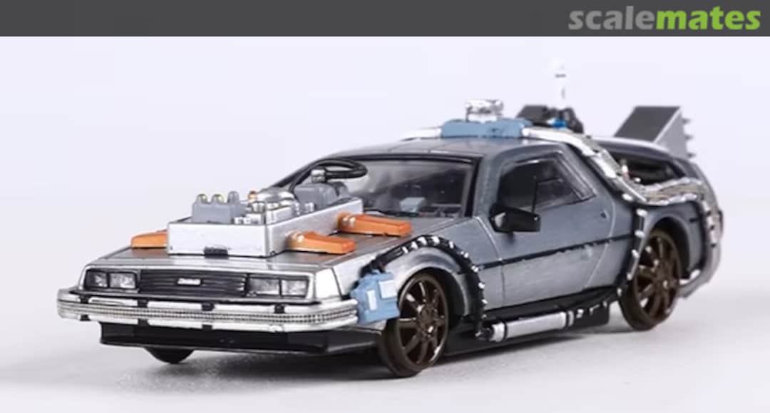 Boxart DeLorean DMC Back To Future III PCH Model Boxart DeLorean DMC Back To Future III PCH Model