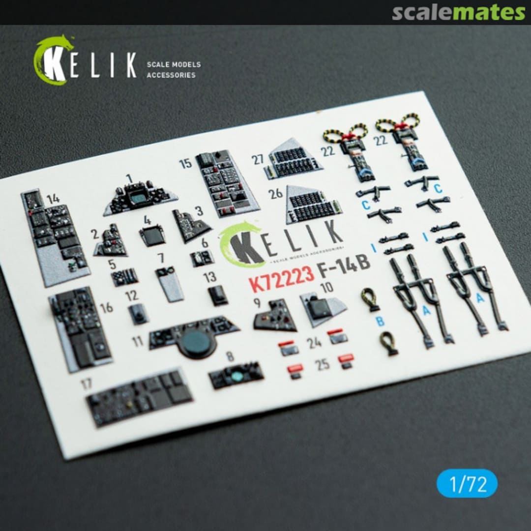 Boxart F-14B Tomcat - Interior 3d Decals K72223 Kelik Boxart F-14B Tomcat - Interior 3d Decals K72223 Kelik