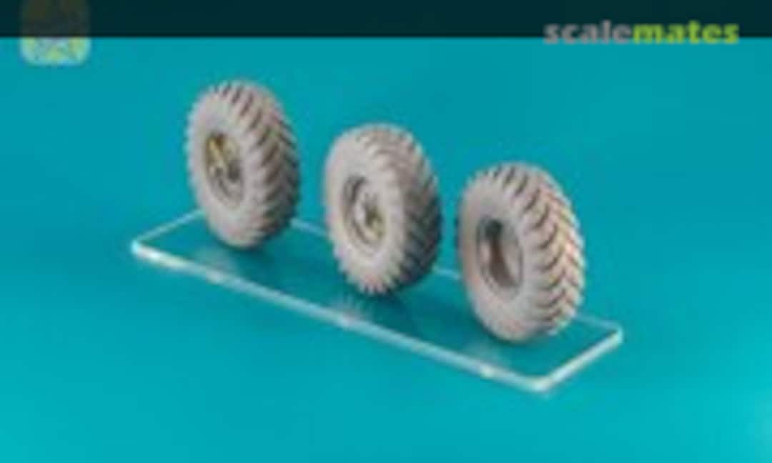 1:35 Wheels set for Soviet ZiL-157 / BTR-152 (North Star NS3506) NS3506