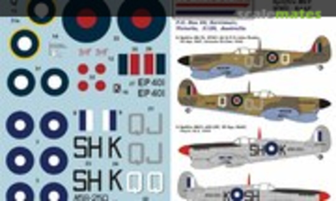 1:24 Spitfire Mk.Vb & Mk.Vc - RAAF (Novascale N-24045b) N-24045b