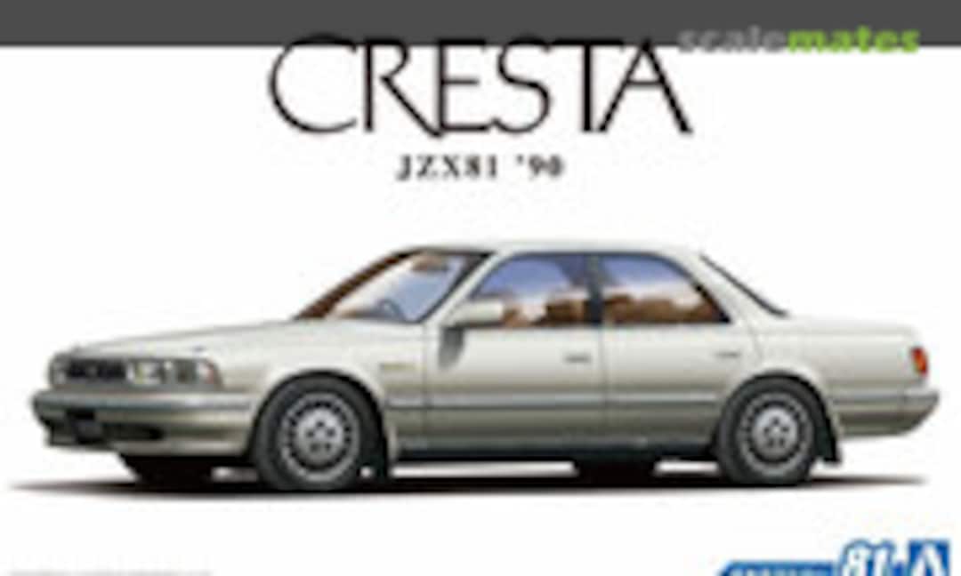 1:24 Toyota JZX81 Cresta 2.5 Super Lucent G '90 (Aoshima 056127)