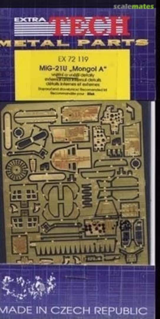 Boxart Mig-21U "Mongol A" EX 72 119 Extratech Boxart Mig-21U "Mongol A" EX 72 119 Extratech