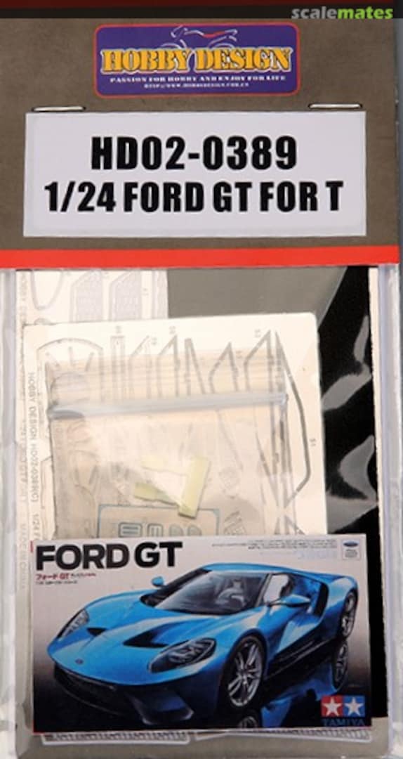 Boxart Ford GT - Detail-up Set HD02-0389 Hobby Design Boxart Ford GT - Detail-up Set HD02-0389 Hobby Design