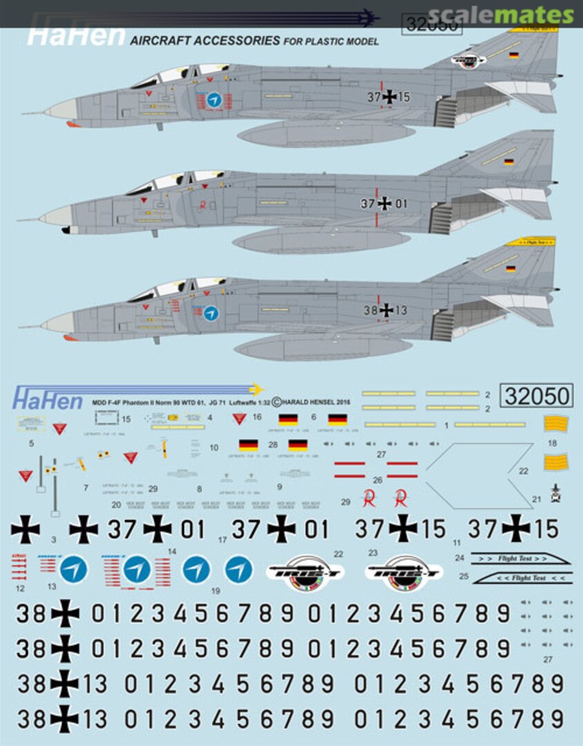 Boxart F-4F Phantom II WTD61, JG71 32050 HaHen Boxart F-4F Phantom II WTD61, JG71 32050 HaHen