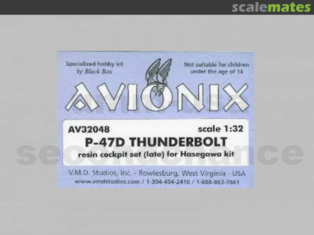 Boxart P-47D Thunderbolt (Late) Cockpit Set AV32048 Avionix Boxart P-47D Thunderbolt (Late) Cockpit Set AV32048 Avionix