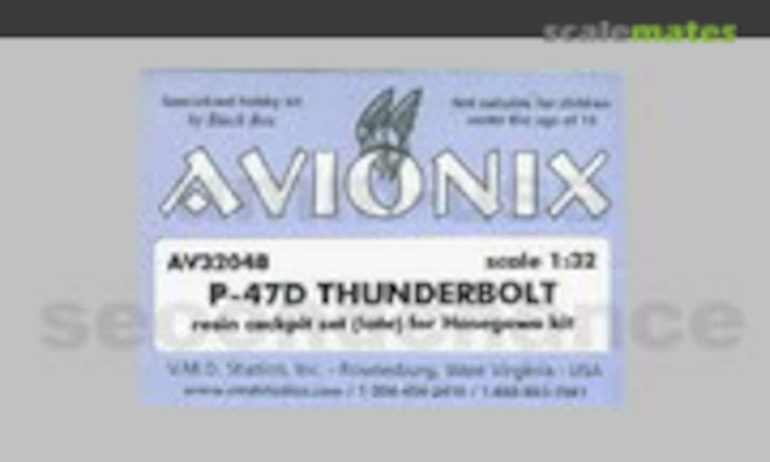 1:32 P-47D Thunderbolt (Late) Cockpit Set (Avionix AV32048) AV32048