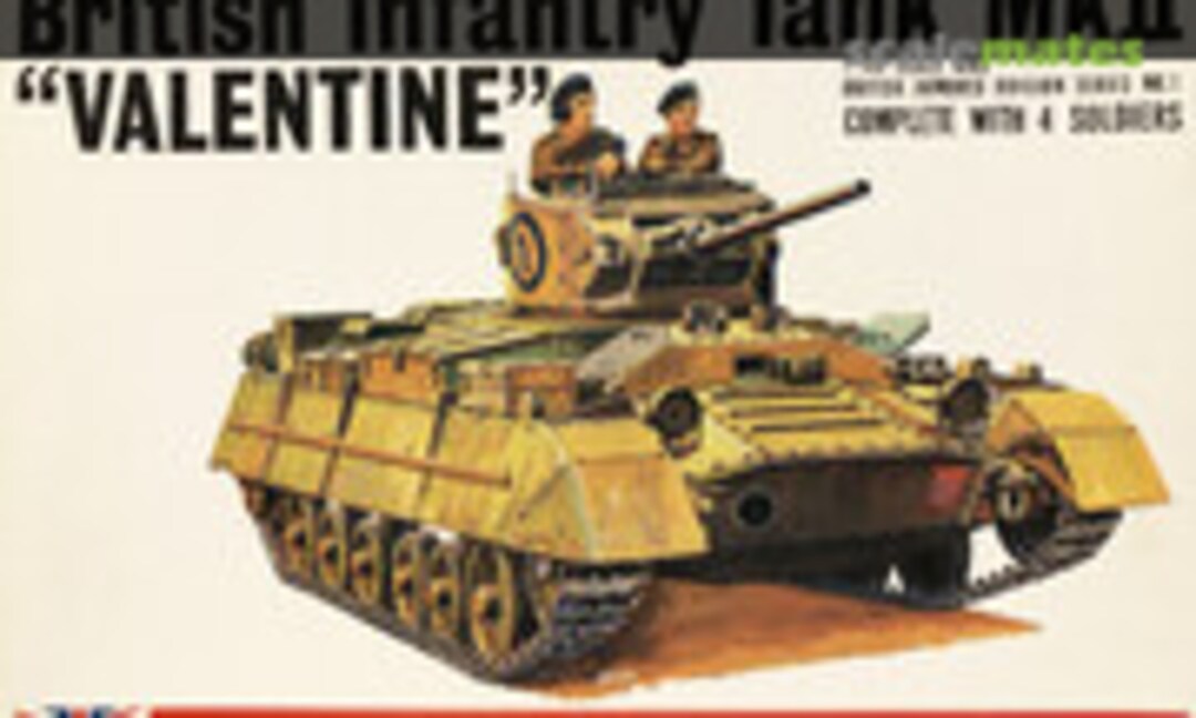1:48 British Infantry Tank MkII &quot;Valentine&quot; (Bandai 8364)