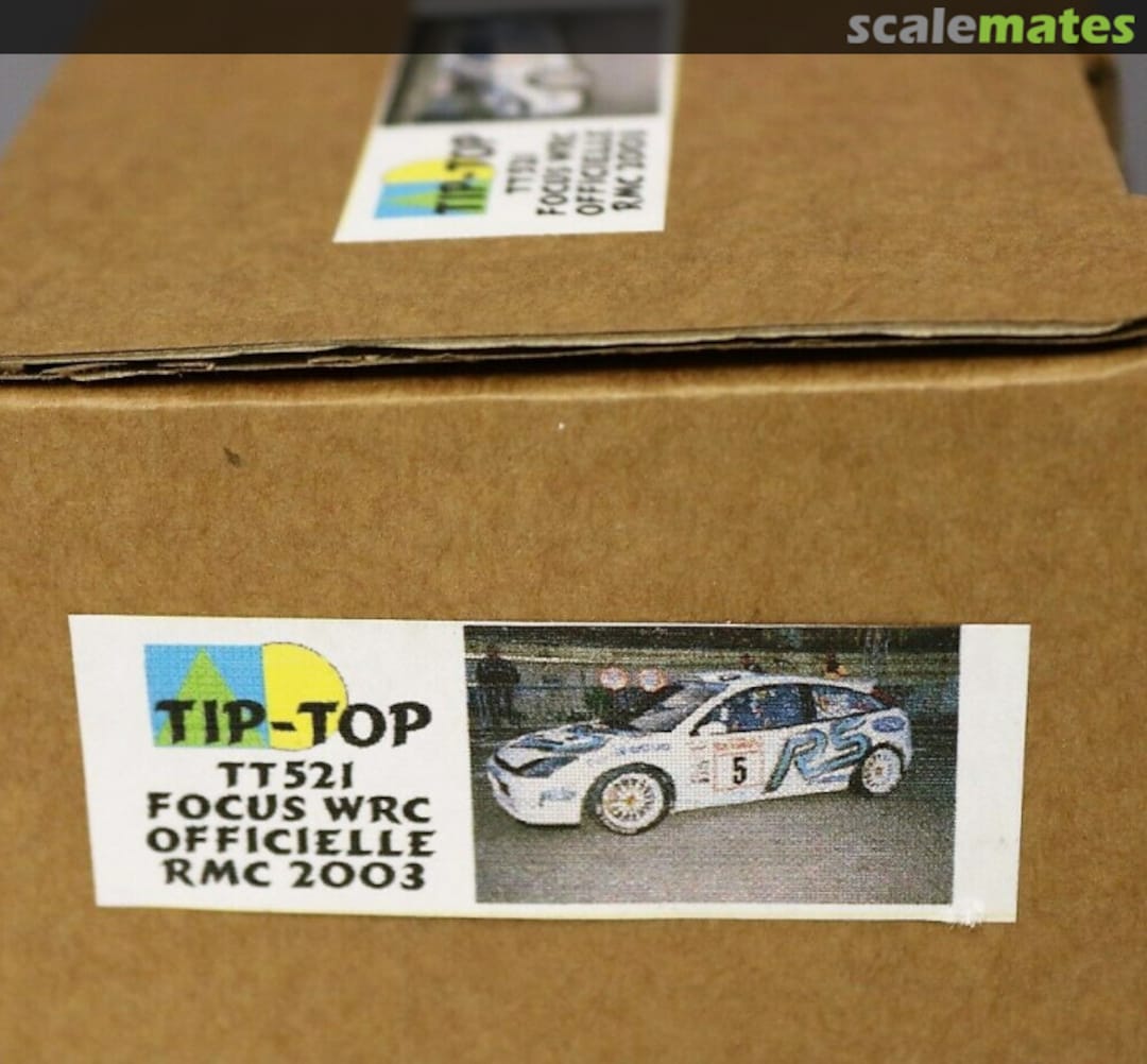 Boxart Ford Focus RS WRC '02 "RS" TT521 TIP-TOP Boxart Ford Focus RS WRC '02 "RS" TT521 TIP-TOP