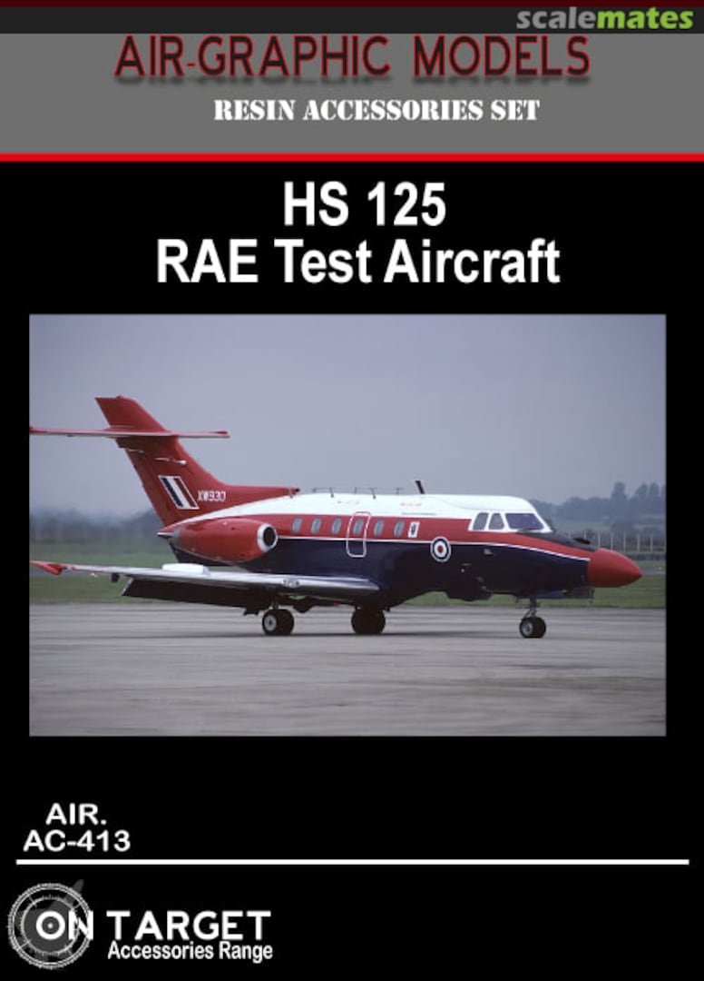 Boxart HS 125 RAE Test Aircraft AIR.AC-413 Air-Graphics Models