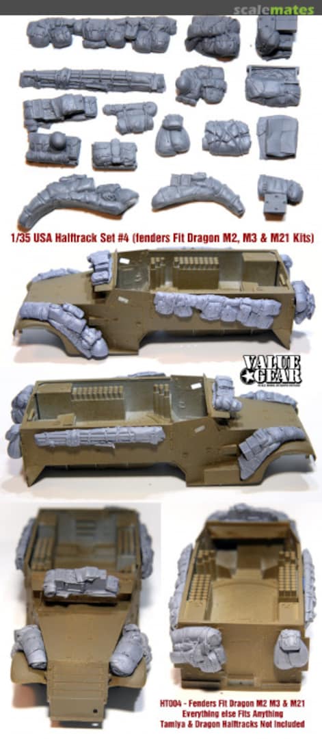 Boxart Halftrack Pack & Fender Set #4 HT004 Value Gear