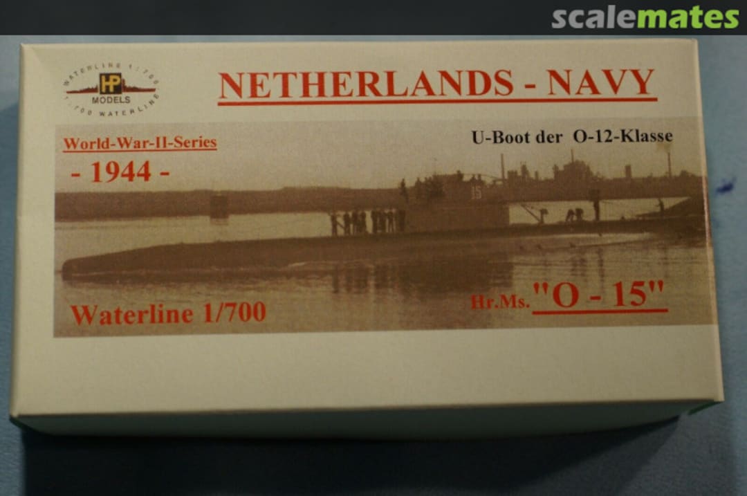 Boxart U-Boot der O-12-Klasse Hr.MS. "O-15" WW II-WL-NL-023 HP-Models