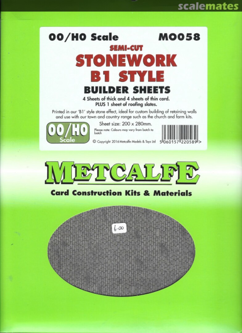 Boxart Stonework B1 Style M0058 Metcalfe