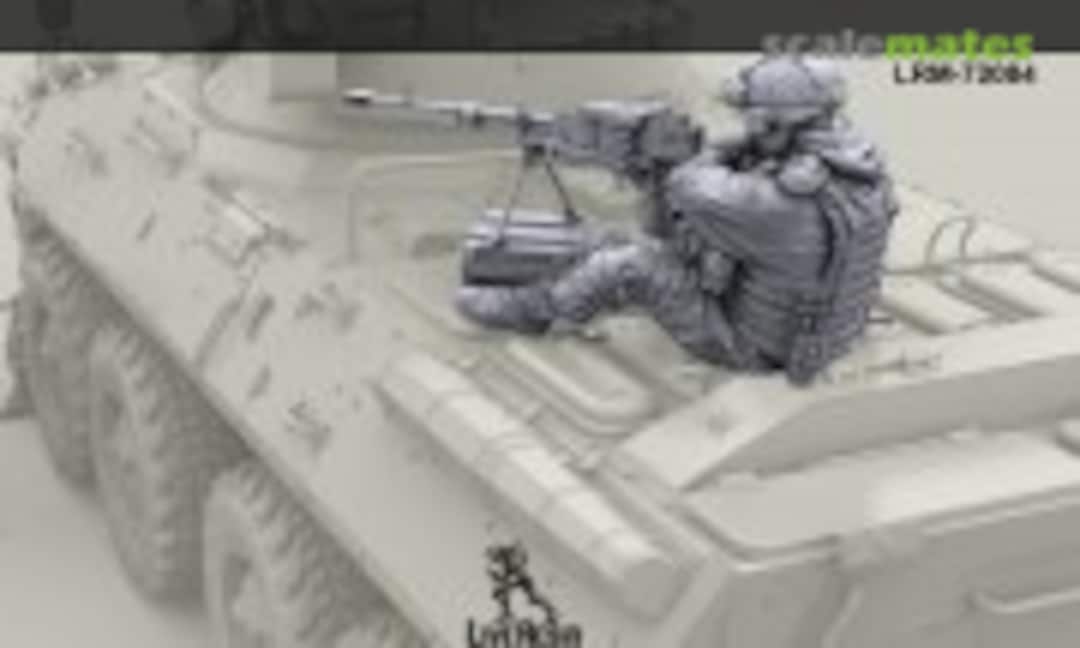 1:72 Russian Soldier - Heavy Machine Gunner with 12,7 mm Kord (Live Resin LRM72084) LRM72084