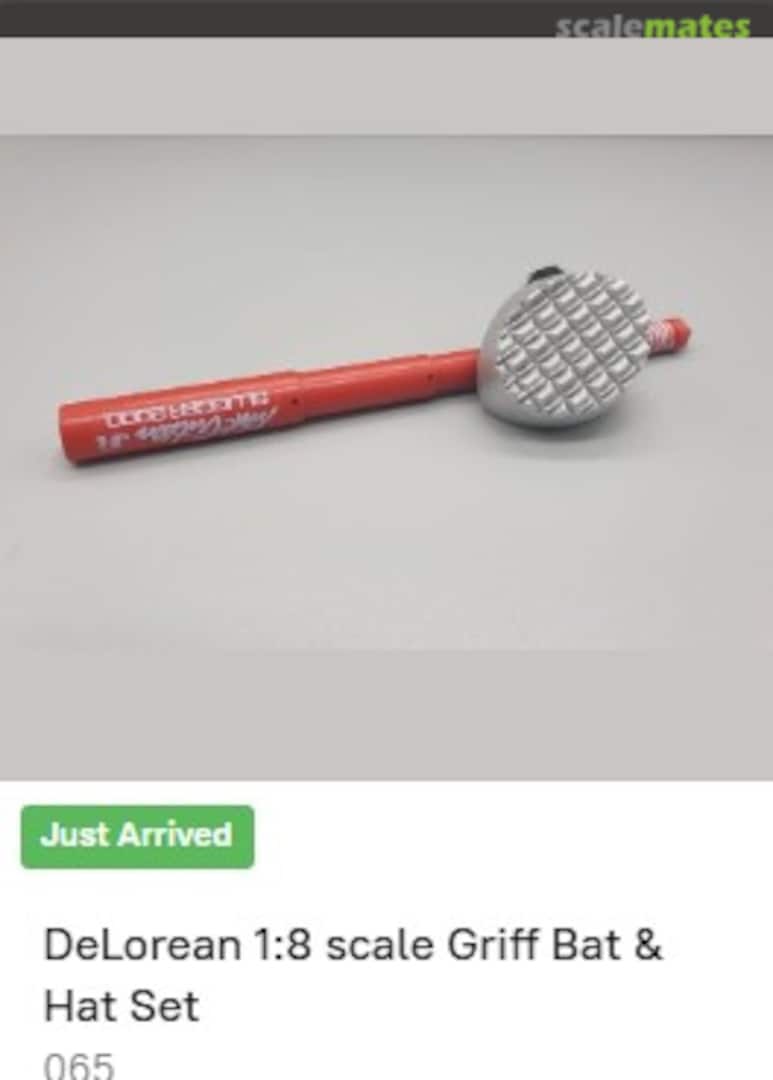 Boxart DeLorean Griff Bat & Hat Set 065 Model Modz Boxart DeLorean Griff Bat & Hat Set 065 Model Modz