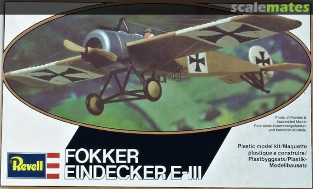Boxart Fokker Eindecker E-III H-4111 Revell Boxart Fokker Eindecker E-III H-4111 Revell