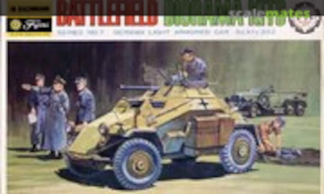 1:76 German Light Armored Car Sd.Kfz.222 (Bachmann Fujimi 0866)