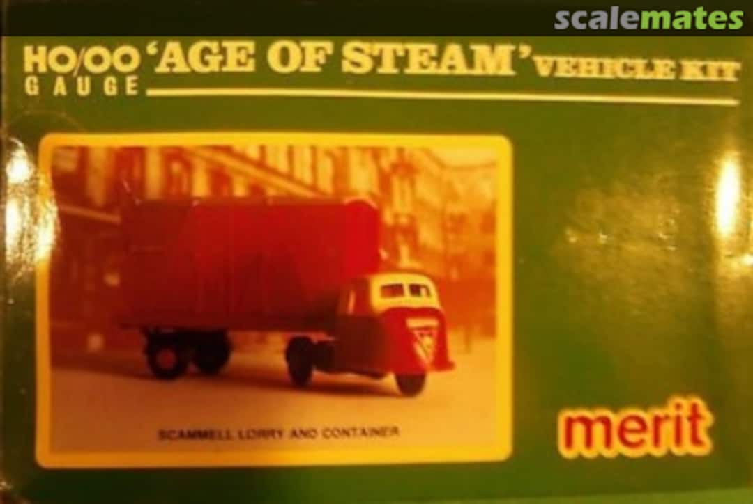 Boxart Scammell Lorry and Container 5015 Merit Boxart Scammell Lorry and Container 5015 Merit