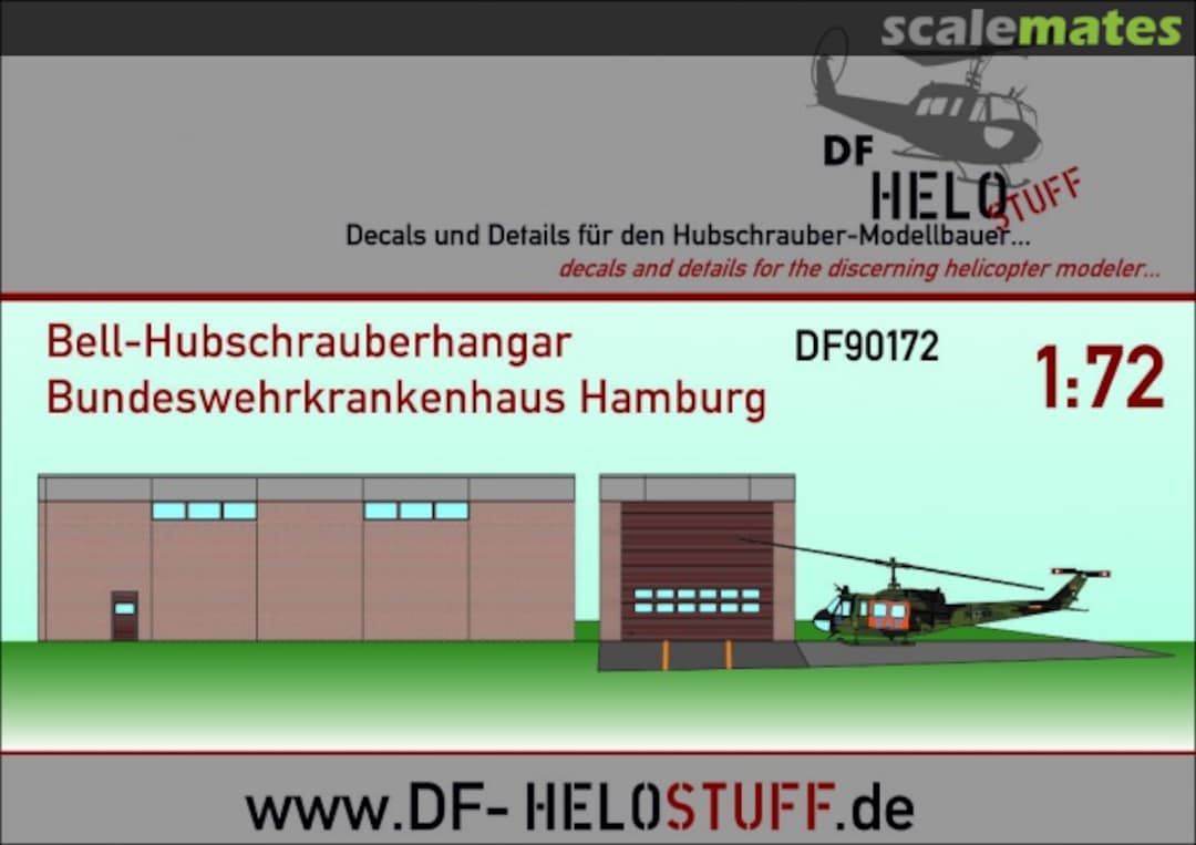 Boxart Hubschrauberhangar Bundeswehrkrankenhaus Hamburg DF90172 DF HeloStuff Boxart Hubschrauberhangar Bundeswehrkrankenhaus Hamburg DF90172 DF HeloStuff