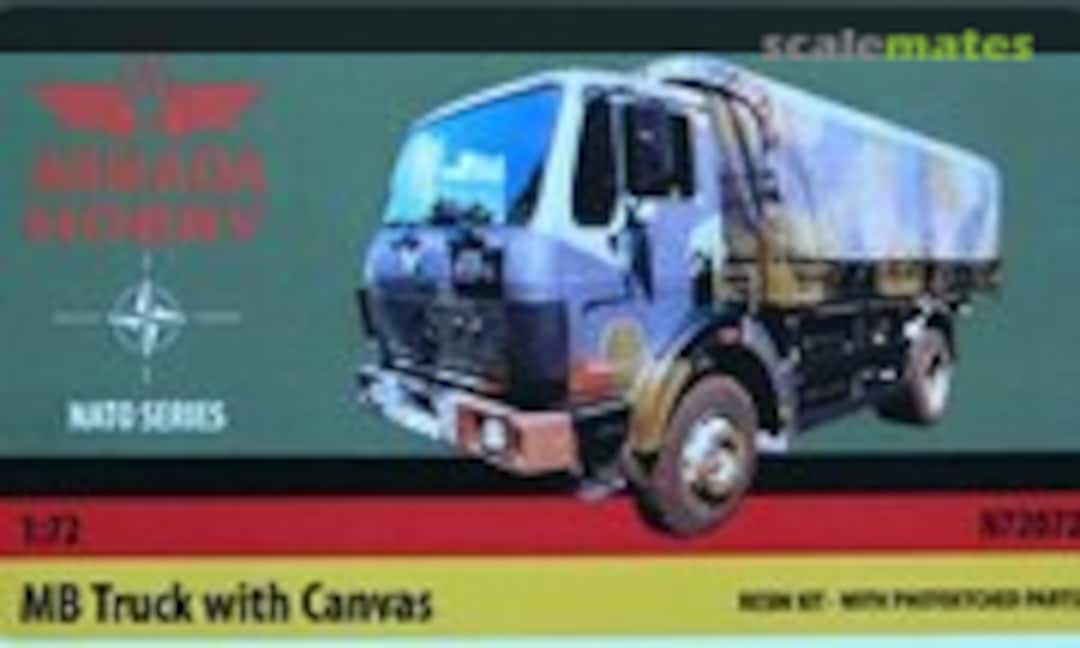 1:72 MB 1017, 5 t LKW, mit Plane, Bundeswehr (Armada Hobby N72072) N72072