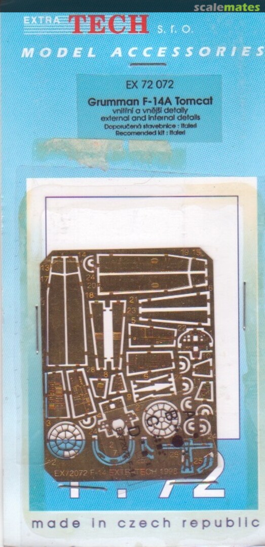 Boxart Grumman F-14A Tomcat EX 72072 Extratech