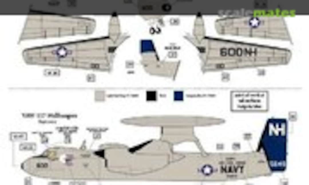 1:48 E-2C Hawkeye Markings for VAW-117 and VAW-120 (Bingo Decals 48-006) 48-006