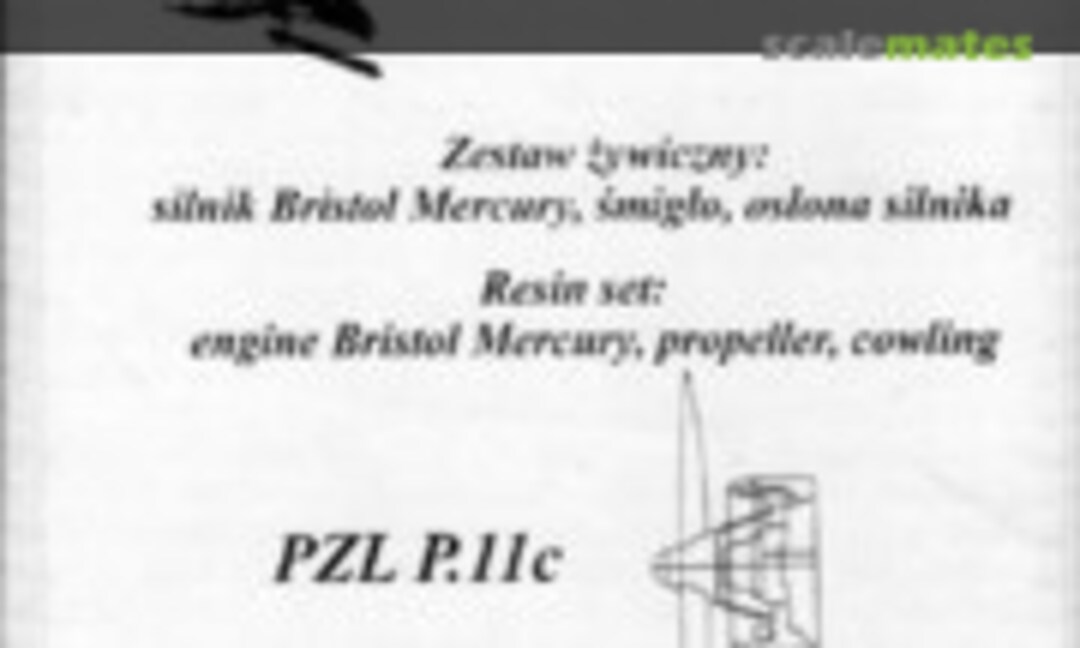 1:48 Bristol Mercury engine, propeller, cowling (Choroszy Modelbud Z4801)