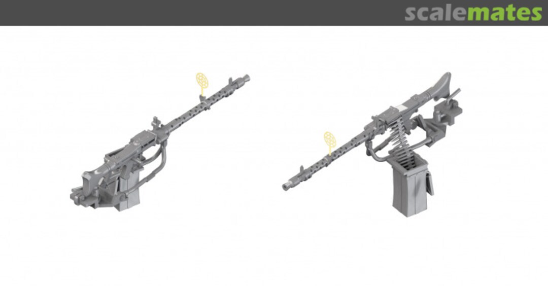 Boxart MG34 with Mount & Bipod MM-35015 KA Models