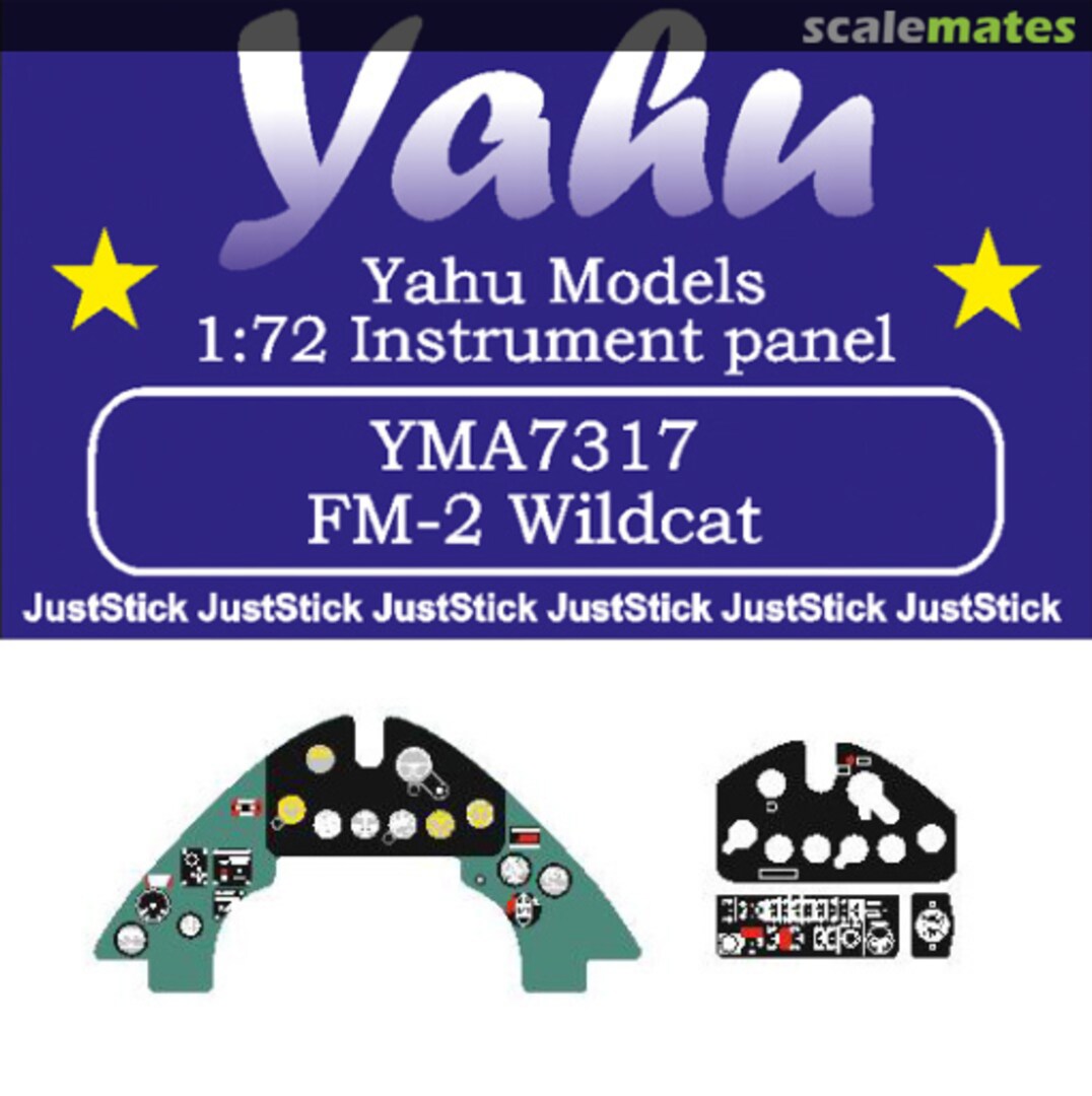 Boxart FM-2 Wildcat instrument panel YMA7317 Yahu Models Boxart FM-2 Wildcat instrument panel YMA7317 Yahu Models