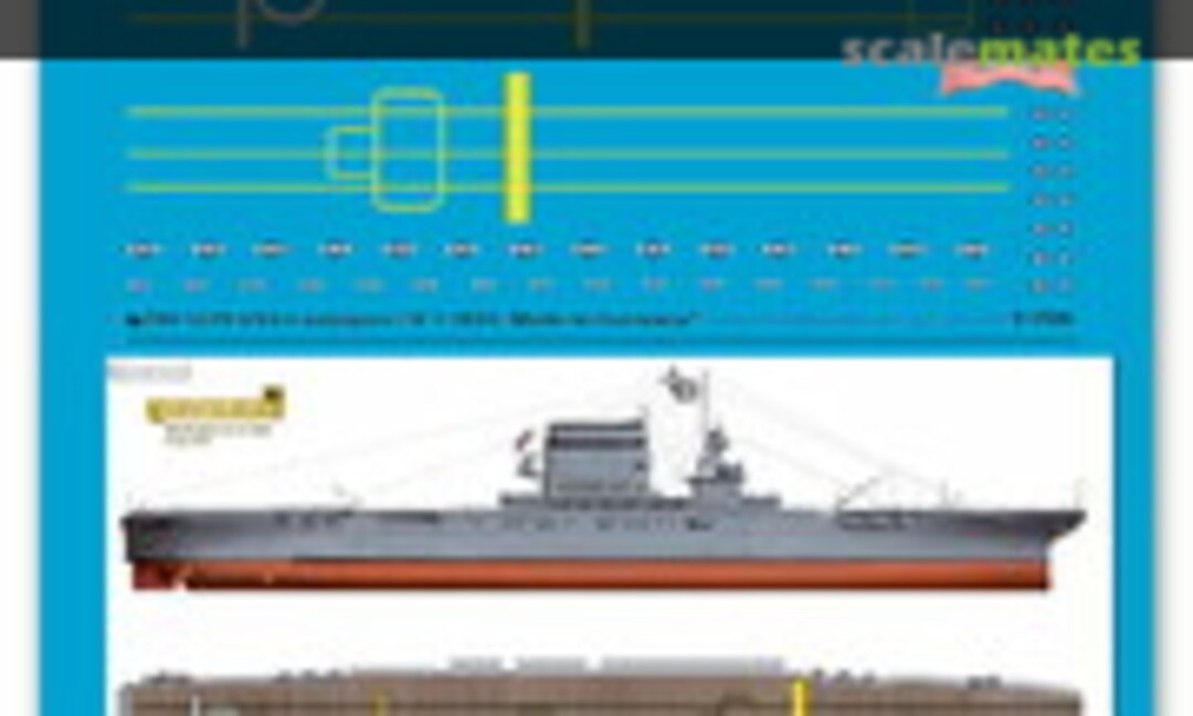 1:700 USS Lexington CV-2 Aircraft Carrier Markings 1942 (Peddinghaus-Decals 3279) 3279