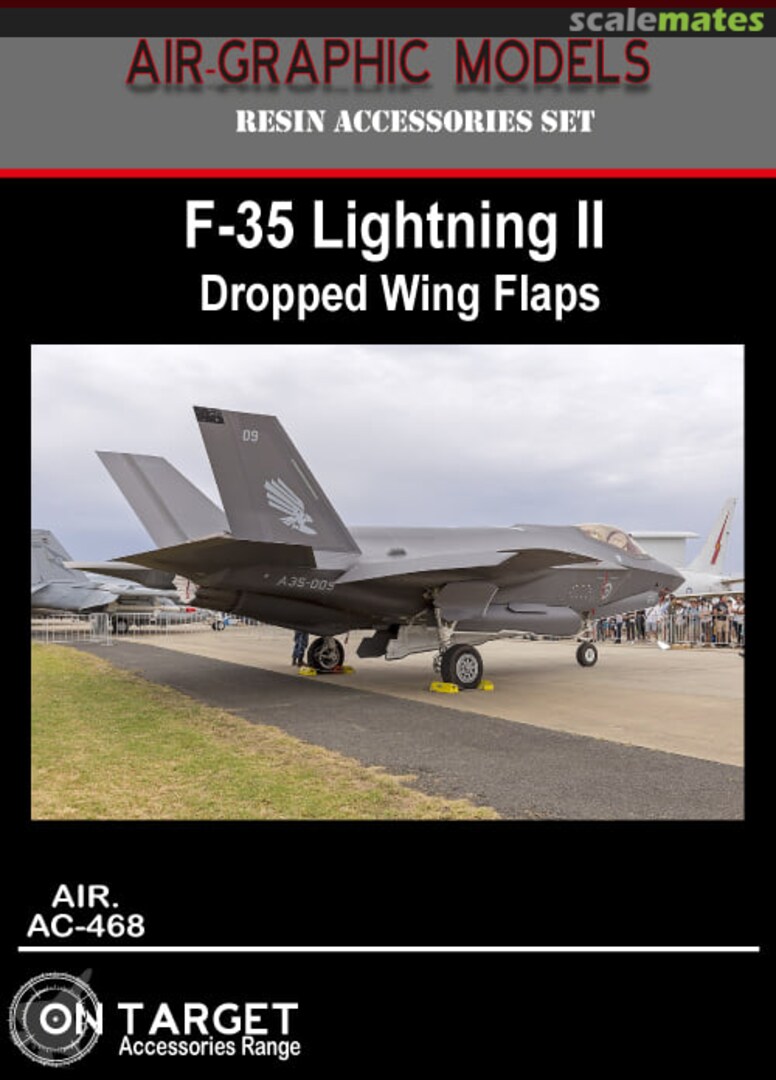 Boxart F-35 Lightning II Dropped Wing Flaps AIR.AC-468 Air-Graphics Models Boxart F-35 Lightning II Dropped Wing Flaps AIR.AC-468 Air-Graphics Models