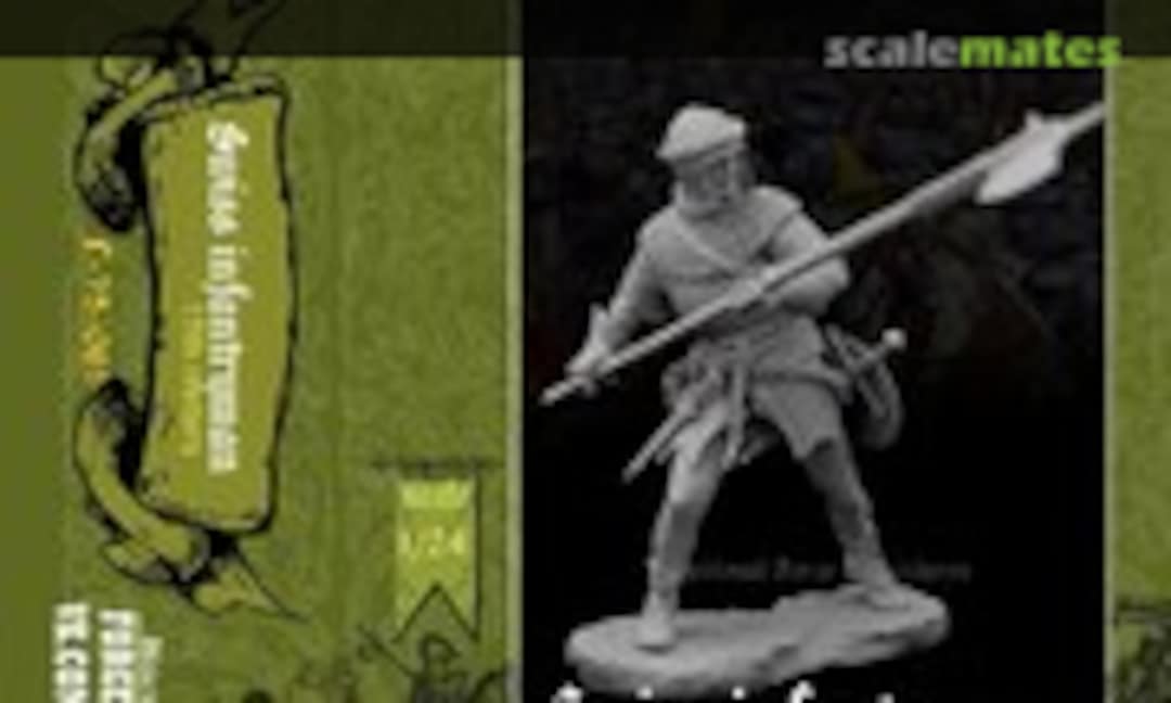 75mm Swiss Infantryman (Medieval Forge Miniatures C-75-061) C-75-061