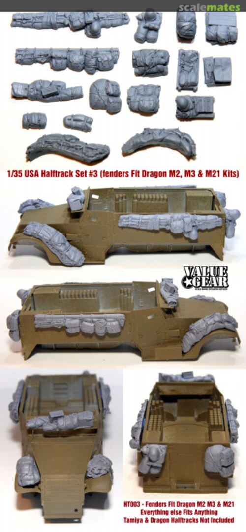Boxart Halftrack Pack & Fender Set #3 HT003 Value Gear