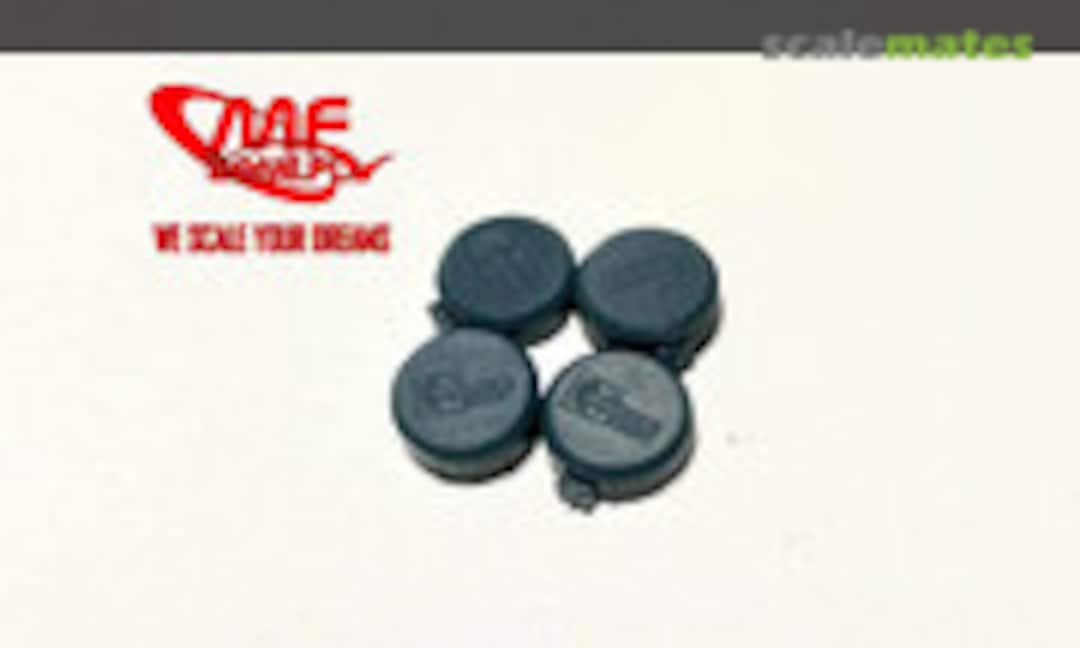 1:24 CIBIE Rally Halogens 9mm (4pcs) (MF-Zone TK2490) TK2490