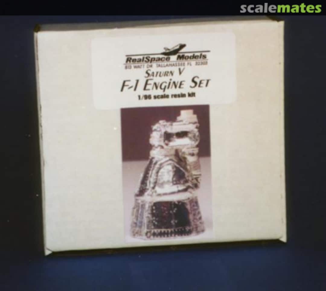 Boxart Batted F-1 Engine Set RealSpace Models Boxart Batted F-1 Engine Set RealSpace Models