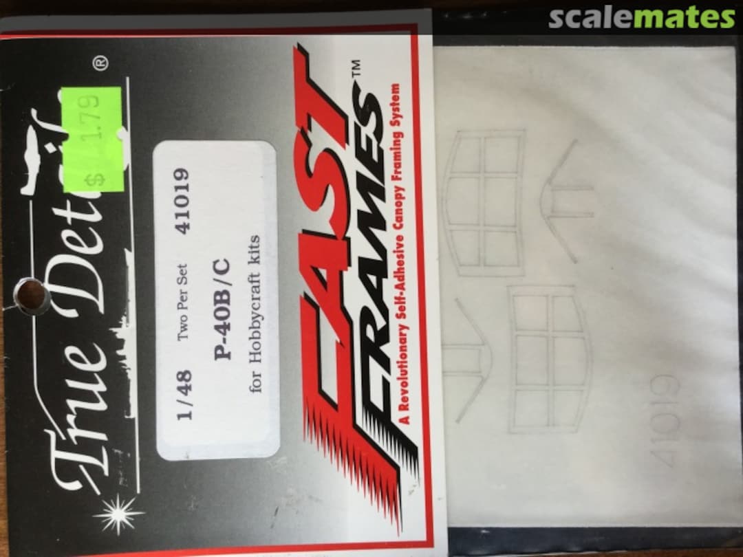 Boxart P-40B/C 41019 True Details Boxart P-40B/C 41019 True Details