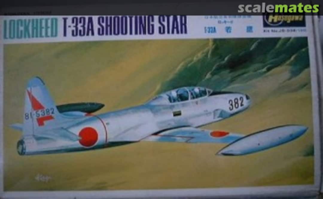 Boxart Lockheed T-33A Shooting Star JS-038 Hasegawa Boxart Lockheed T-33A Shooting Star JS-038 Hasegawa