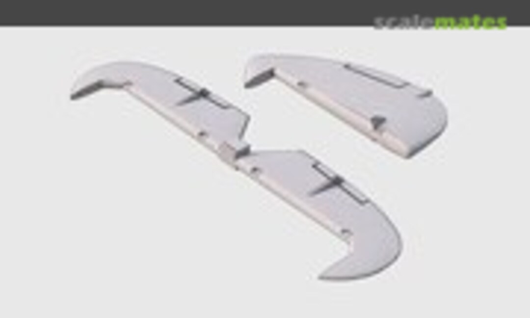 1:72 Spitfire rudder & stabilizers late Merlin variants (Attack Squadron 72073) 72073