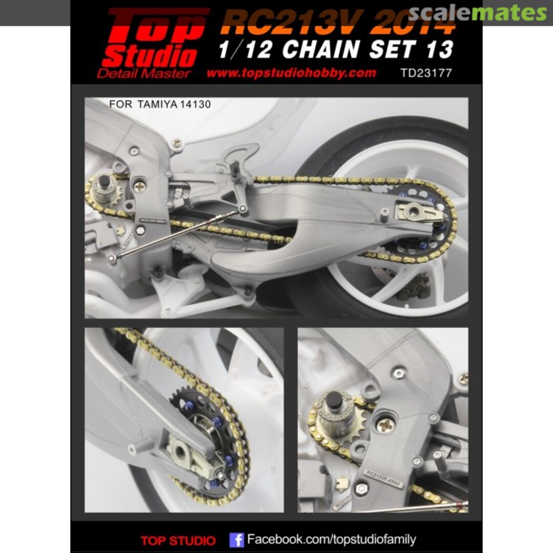 Boxart Chain Set 13 for Honda RC213V 2014 TD23177 Top Studio Boxart Chain Set 13 for Honda RC213V 2014 TD23177 Top Studio